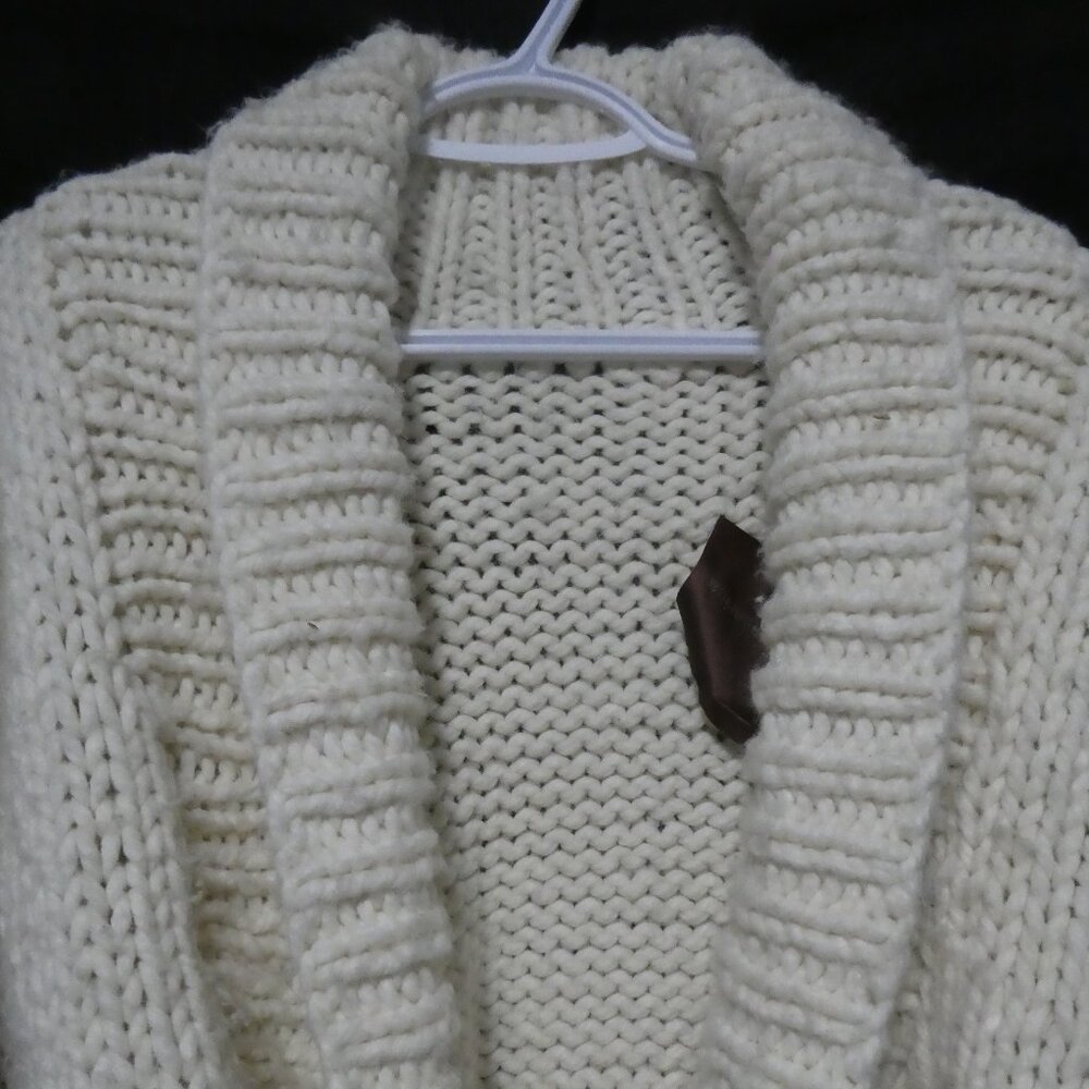 525 AMERICA | small | Knit Tie Waist Cardigan - Picture 4 of 14